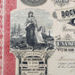 Seltene Argentinien Aktie "Dock Sud" 1889 Historisches Wertpapier