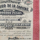 Seltene Argentinien Aktie "Dock Sud" 1889 Historisches Wertpapier