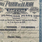 Historische Aktie 1889 Compania Docks de Transito del Puerto de La Plata