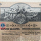 Historische Bulgarische Staatsanleihe 1909 500 Gold Francs Scripophily