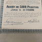 Historische Aktie Numancia Sociedad de Seguros Madrid 1921