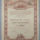 Historische Aktie Entreprises Maritimes Belges Antwerpen 1920