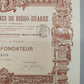 Historische Gründeraktie Société des Salines de Diego Suarez Paris 1895