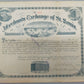 Historische Merchants Exchange of St. Louis Mitgliedsurkunde von 1886