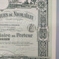 Historische Aktie der Ateliers & Chantiers de Nicolaïeff Paris 1911