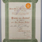 Antike Aktie Hoven & Hennys Handelmaatschappij 1000 Gulden 1916