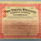 Historische Aktienanleihe: The Viking Whaling Company Limited (1933)