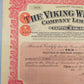 Historische Aktienanleihe: The Viking Whaling Company Limited (1933)