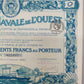 Historische Société Navale de l’Ouest Aktie  Paris 1920