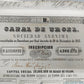 Historische Canal de Urgel Aktie – Barcelona 1853, 2 Acciones