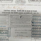 Historische Canal de Urgel Aktie – Barcelona 1853, 2 Acciones