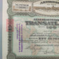Historische Aktie Rederiaktiebolaget Transatlantic  von 1917