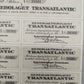 Historische Aktie Rederiaktiebolaget Transatlantic  von 1917