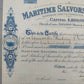 Historische Aktienurkunde Maritime Salvors Limited von 1920