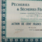 Historische Aktie Pêcheries & Sécheries Fécampoises Fécamp 1926