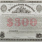 Historische Washington County Bounty Bond 1864 300$