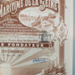 Antike Historische Aktie Compagnie Maritime de la Seine Paris 1899
