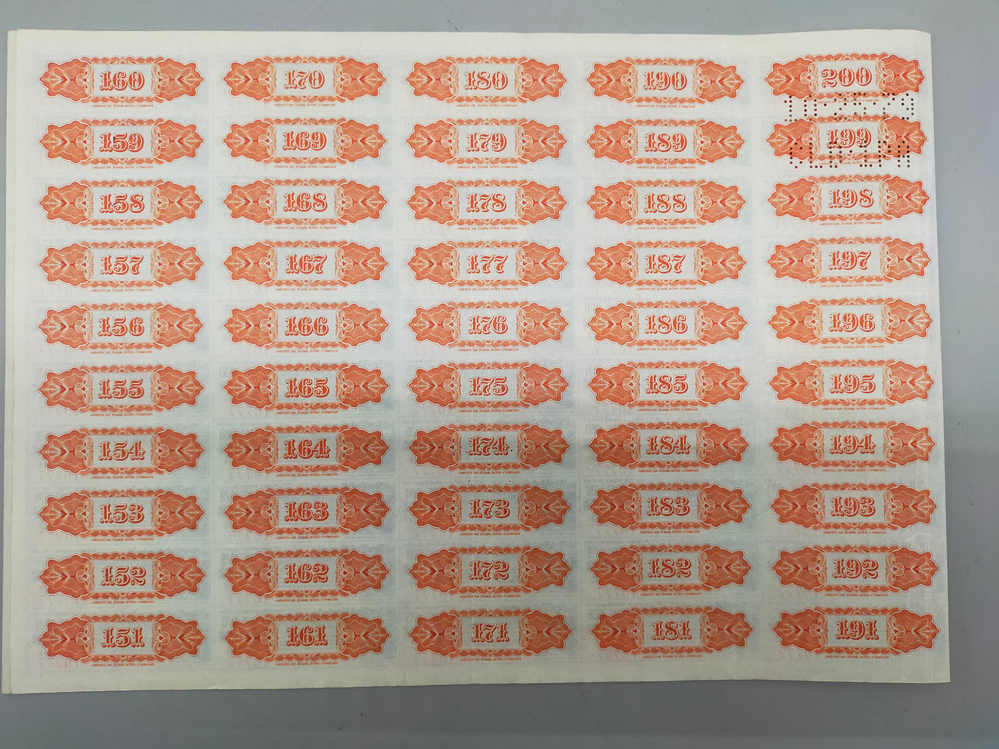 Antike Gold Bond Aktie New York Central & Hudson River Railroad