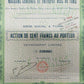 Historische Aktie der Magasins Généraux et Entrepôt Réel de Tunis – 1907