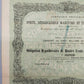 Antike französische Anleihe 1863 Ports de Cadix Aktie