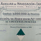 Historische Inhaberaktie Compañía Auxiliar de Navegación 1929