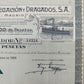 Historische Inhaberaktie Compañía Auxiliar de Navegación 1929