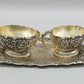 Prachtvolles Vintage Sahne und Zucker Set Versilbert
