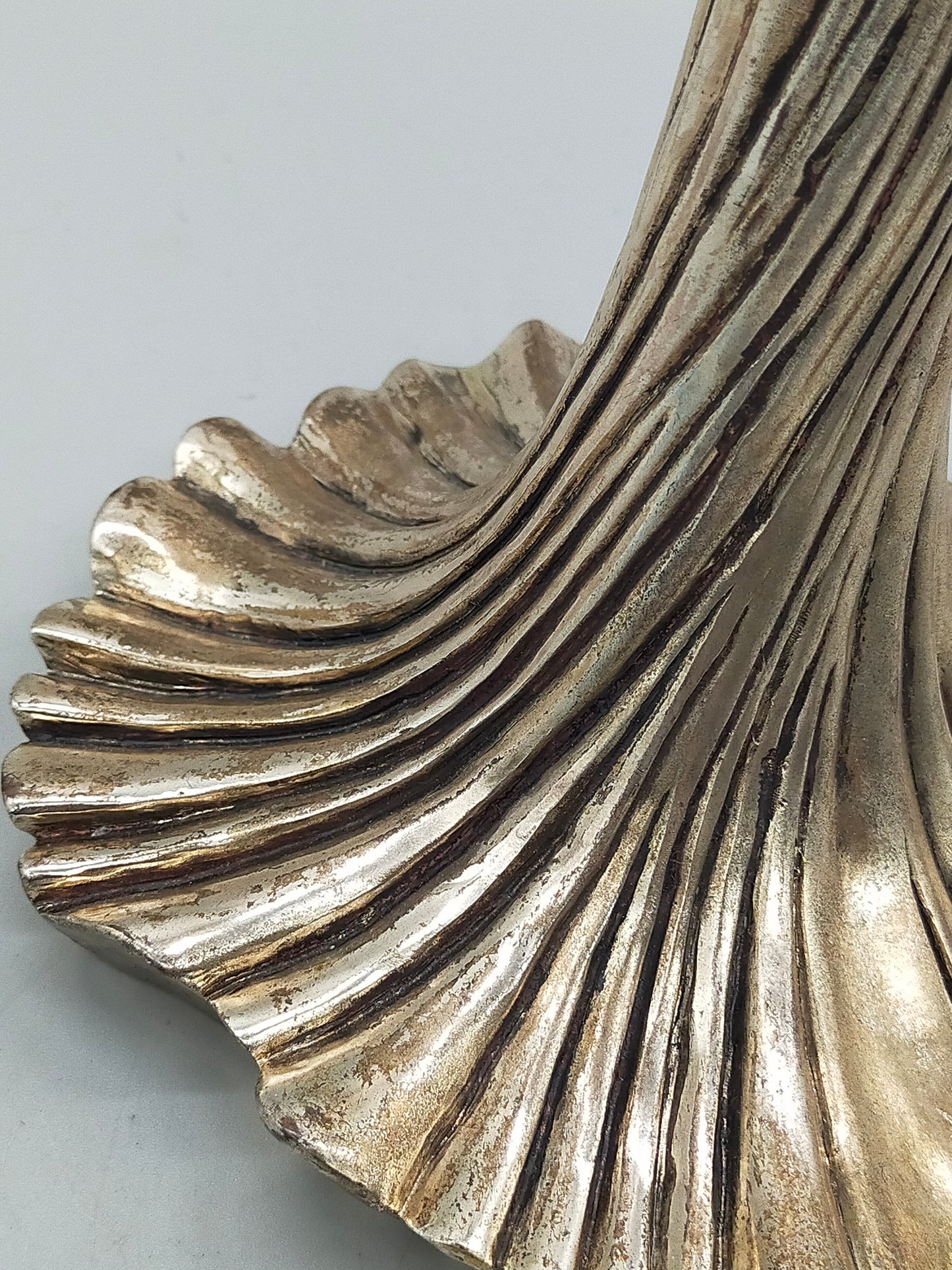 Edler Art Déco Kerzenständer Frauengestalt – Tekform 925er Silber PT