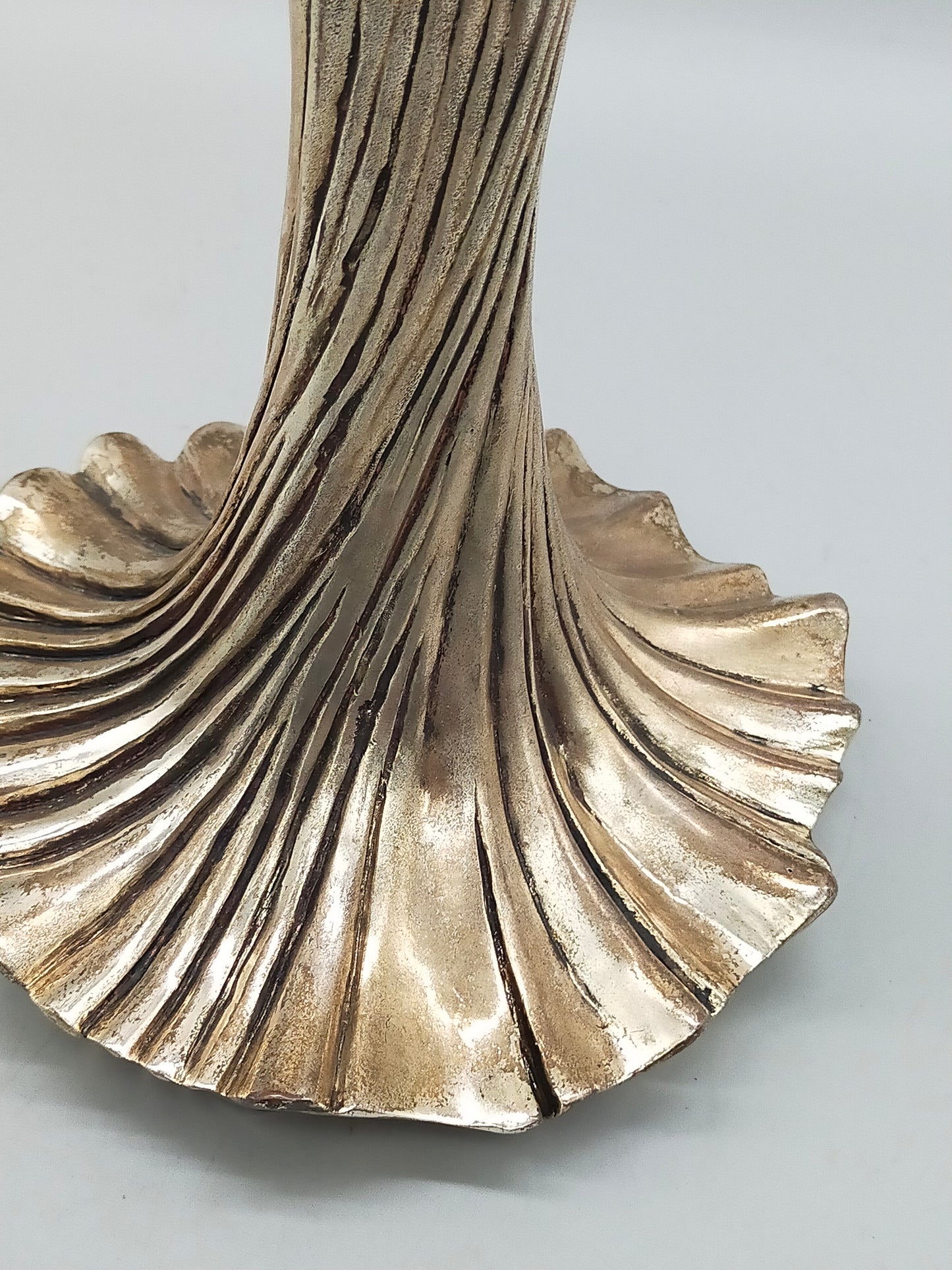 Edler Art Déco Kerzenständer Frauengestalt – Tekform 925er Silber PT