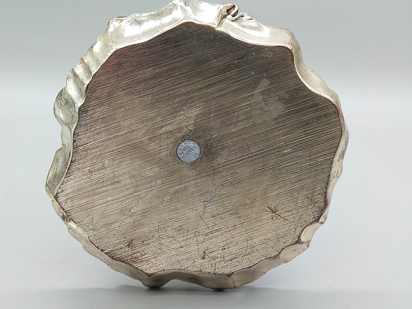 Edler Art Déco Kerzenständer Frauengestalt – Tekform 925er Silber PT