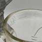 Antiker Glas Krug mit Zinndeckel Klassisches Design