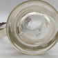 Antiker Glas Krug mit Zinndeckel Klassisches Design