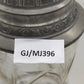 Antiker Glas Krug mit Zinndeckel Klassisches Design