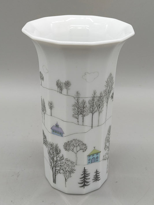 Rosenthal Polygon Vase Winterreise Design Rut Bryk