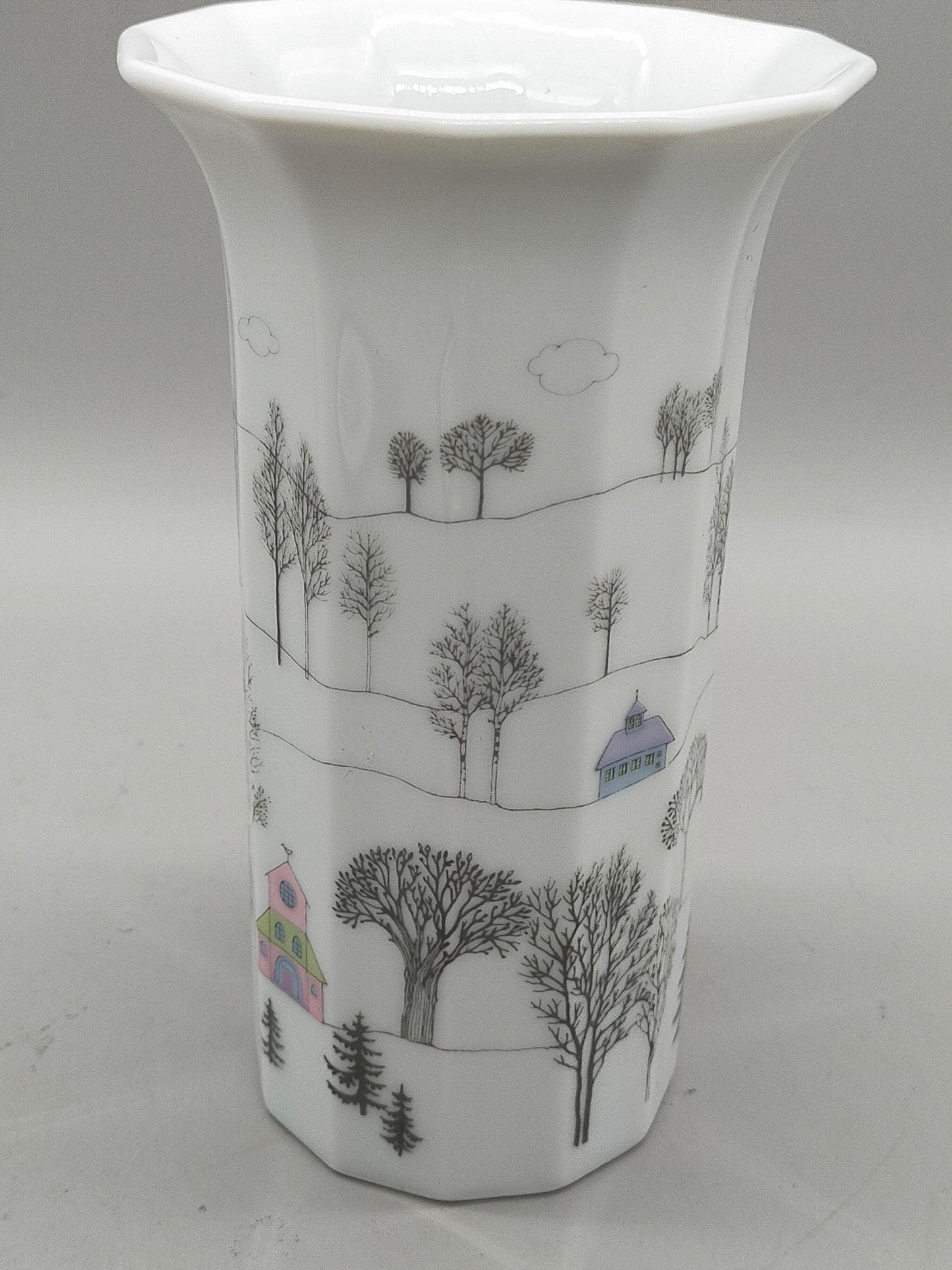 Rosenthal Polygon Vase Winterreise Design Rut Bryk