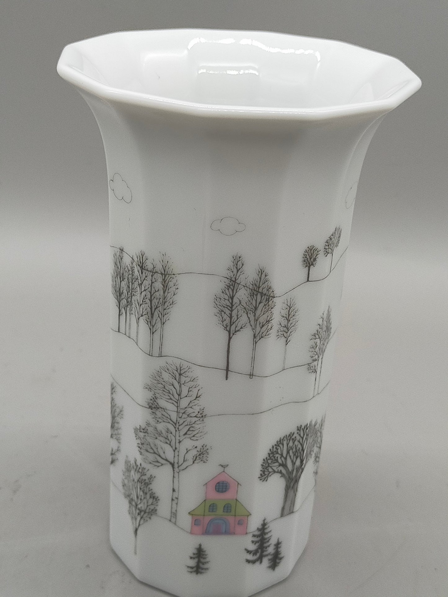 Rosenthal Polygon Vase Winterreise Design Rut Bryk
