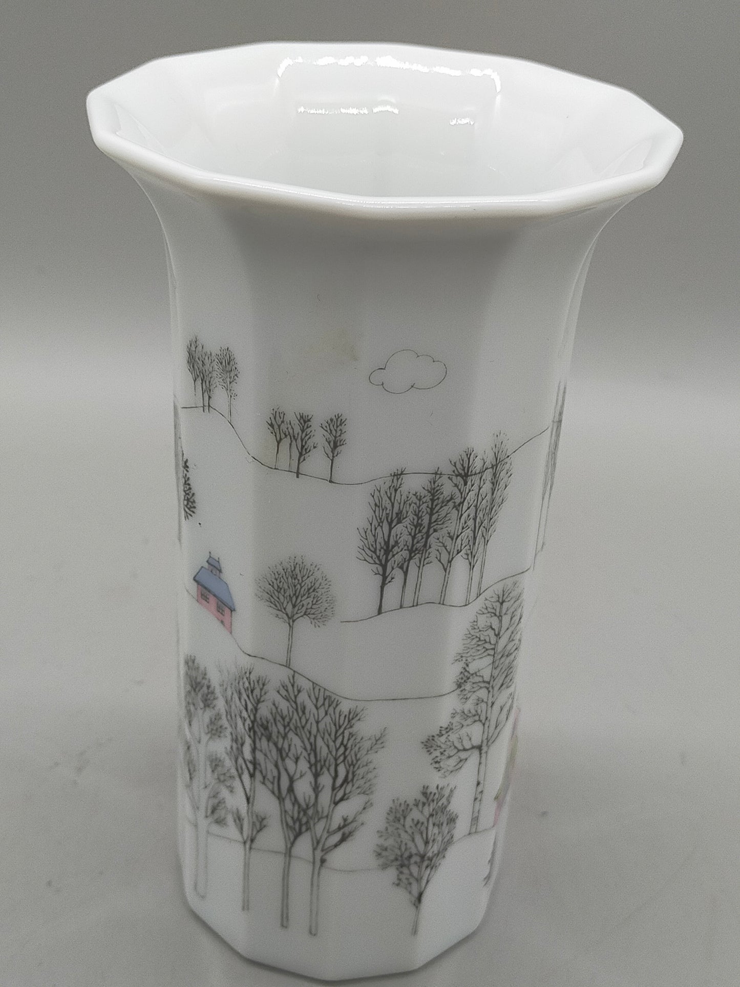 Rosenthal Polygon Vase Winterreise Design Rut Bryk
