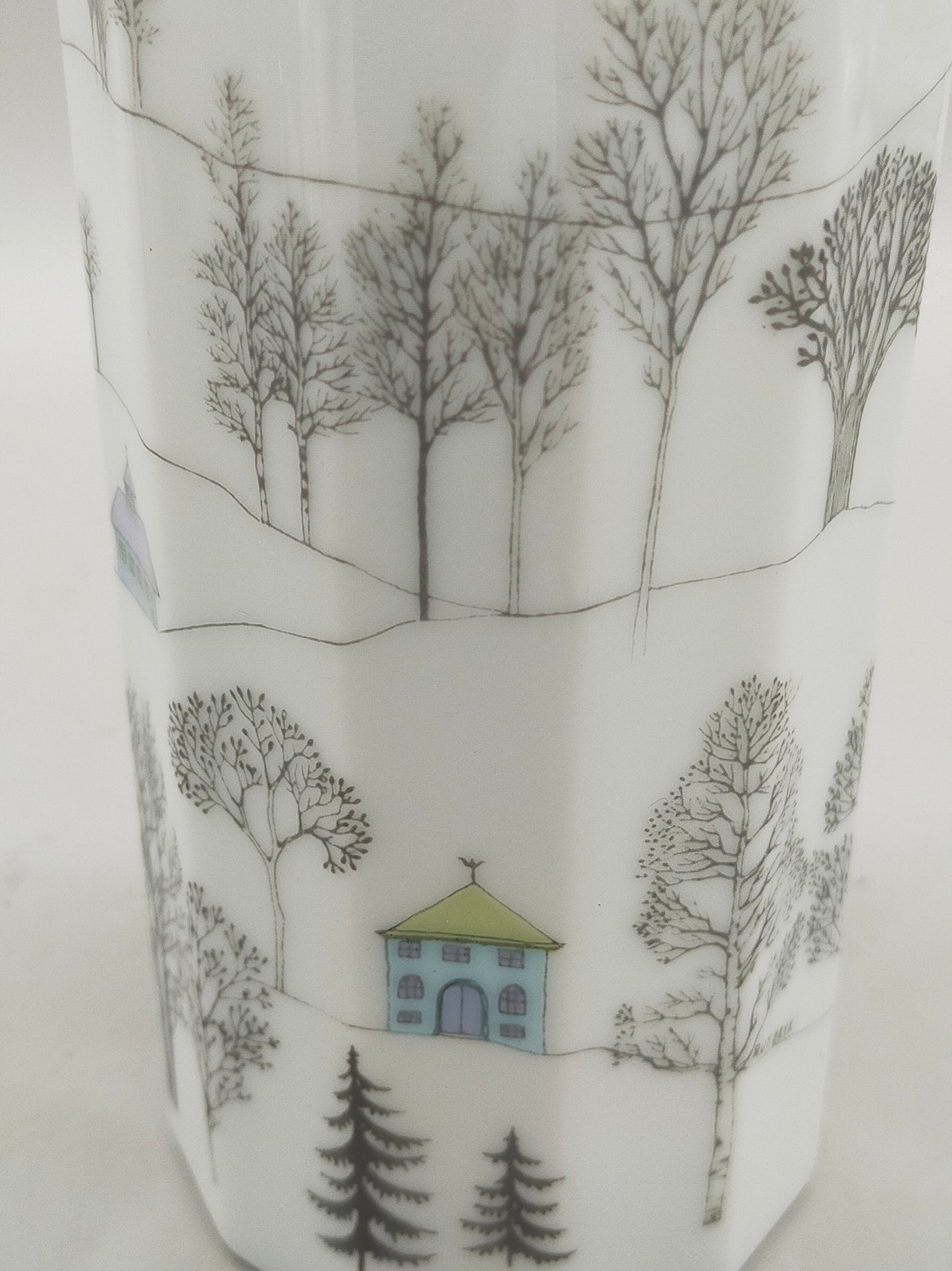 Rosenthal Polygon Vase Winterreise Design Rut Bryk