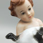 Antike Rosenthal Porzellanfigur – Kind mit Zicklein von Fritz Heidenreich