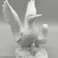 Exklusive Porzellan Figur Zwei Enten in Dynamischer Pose