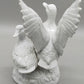 Exklusive Porzellan Figur Zwei Enten in Dynamischer Pose