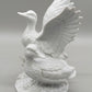 Exklusive Porzellan Figur Zwei Enten in Dynamischer Pose