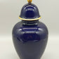 Elegante Heinrich Porzellan Vase Echt Kobalt mit Golddekor