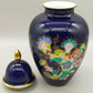 Elegante Heinrich Porzellan Vase Echt Kobalt mit Golddekor
