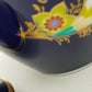 Elegante Heinrich Porzellan Vase Echt Kobalt mit Golddekor