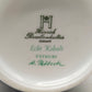 Elegante Heinrich Porzellan Vase Echt Kobalt mit Golddekor