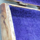 Vintage Schatulle mit Beineinlagen – Rustikaler Stil mit violettem Samt