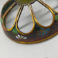 Prachtvolle Japanische Cloisonné Deckeldose Florales Design Goldakzente
