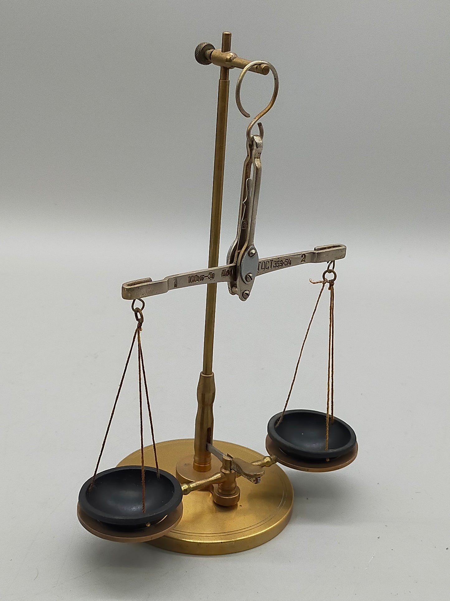 Antike Apothekerwaage aus Messing Präzisionswaage GOST 359-54