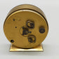 Vintage Dugena Tisch Uhr Goldfarbenes Mid-Century Design